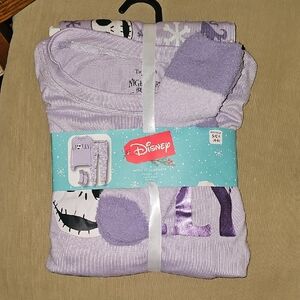 Disney THE NIGHTMARE BEFORE CHRISTMAS Lavender Pajama Set for Kids